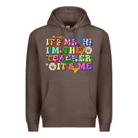 Coffee its me hi im the teacher its me Premium Hoodie - texasbilliewilder