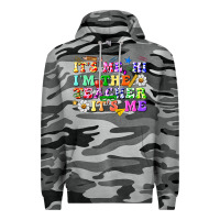 Slate Camo its me hi im the teacher its me Premium Hoodie - texasbilliewilder
