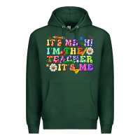 Sports Green its me hi im the teacher its me Premium Hoodie - texasbilliewilder