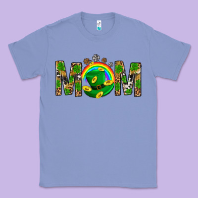 Western Mom With Shamrocks Classic Tee Designed By Bundleandbundleshop