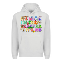 Dove Grey its me hi im the teacher its me Premium Hoodie - texasbilliewilder