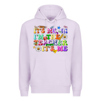 Lilac its me hi im the teacher its me Premium Hoodie - texasbilliewilder