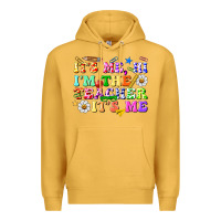 Mustard its me hi im the teacher its me Premium Hoodie - texasbilliewilder