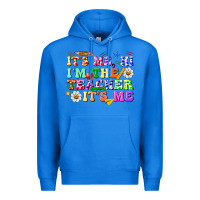 True Royal its me hi im the teacher its me Premium Hoodie - texasbilliewilder