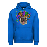 Cobalt mardi gras hat pug Urban Hoodie - RanaPortraitStore
