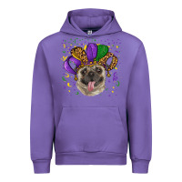 Tulip mardi gras hat pug Urban Hoodie - RanaPortraitStore