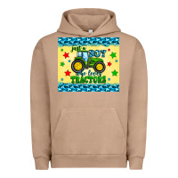 Pigment Burro just a boy who loves tractors Urban Hoodie - Zillion Design Studio