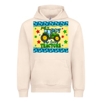 Sandshell just a boy who loves tractors Urban Hoodie - Zillion Design Studio