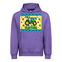 Tulip just a boy who loves tractors Urban Hoodie - Zillion Design Studio