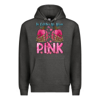 Charcoal Heather in october we wear pink Premium Hoodie - Zillion Design Studio