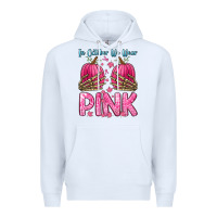 White in october we wear pink Premium Hoodie - Zillion Design Studio