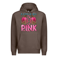 Coffee in october we wear pink Premium Hoodie - Zillion Design Studio