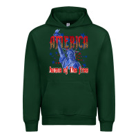 Forest Green America home of the free Urban Hoodie - texasbilliewilder