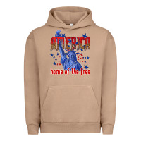 Pigment Burro America home of the free Urban Hoodie - texasbilliewilder