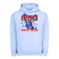 Pigment Grape Ice America home of the free Urban Hoodie - texasbilliewilder