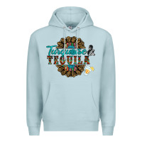 Blue Mist turquoise gemstone and taquila Premium Hoodie - RanaPortraitStore