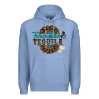 Colony Blue turquoise gemstone and taquila Premium Hoodie - RanaPortraitStore