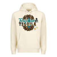 Sandshell turquoise gemstone and taquila Premium Hoodie - RanaPortraitStore