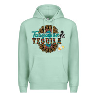 Seafoam turquoise gemstone and taquila Premium Hoodie - RanaPortraitStore