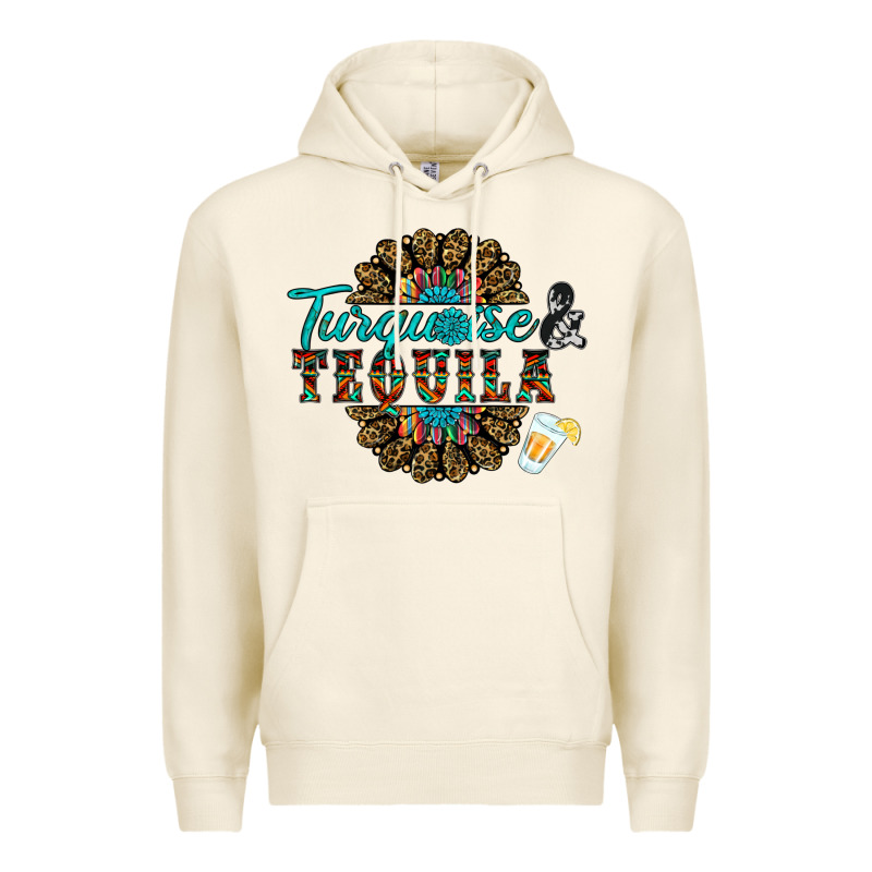 Turquoise Gemstone And Taquila Premium Hoodie by RanaPortraitStore | Teevron