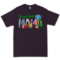 Plum baseball mama Premium Tee - CowhideDigitalArt