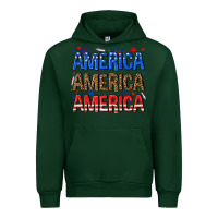 Forest Green America america america fourth of july Urban Hoodie - texasbilliewilder
