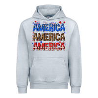 Heather Grey America america america fourth of july Urban Hoodie - texasbilliewilder