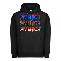 Pigment Black America america america fourth of july Urban Hoodie - texasbilliewilder