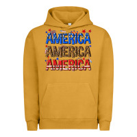 Pigment Peanut Butter America america america fourth of july Urban Hoodie - texasbilliewilder