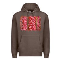Coffee valentine's day xoxo brushstroke Premium Hoodie - RanaPortraitStore