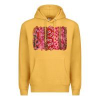 Mustard valentine's day xoxo brushstroke Premium Hoodie - RanaPortraitStore