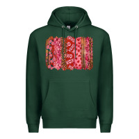Sports Green valentine's day xoxo brushstroke Premium Hoodie - RanaPortraitStore