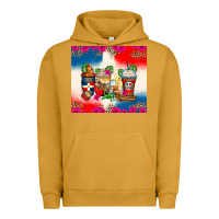 Pigment Peanut Butter dominican republic coffee cups Urban Hoodie - Zillion Design Studio