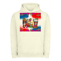 Pigment Pistachio dominican republic coffee cups Urban Hoodie - Zillion Design Studio