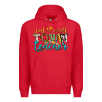 Red just a small town teacher Premium Hoodie - texasbilliewilder