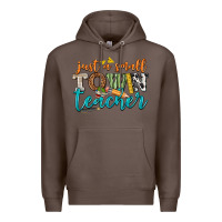 Coffee just a small town teacher Premium Hoodie - texasbilliewilder