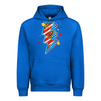 Cobalt America lightning bolt Urban Hoodie - texasbilliewilder