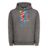 Pigment Tornado America lightning bolt Urban Hoodie - texasbilliewilder