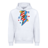 White America lightning bolt Urban Hoodie - texasbilliewilder