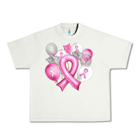 Pistachio Balloons cancer ribbon Urban Heavy Tee - Artiststas