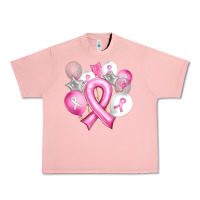 Salmon Balloons cancer ribbon Urban Heavy Tee - Artiststas