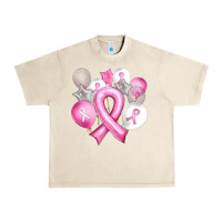 Sandshell Balloons cancer ribbon Urban Heavy Tee - Artiststas