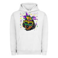 Pigment Lunar Rock mardi gras mask dachshund puppy Urban Hoodie - RanaPortraitStore