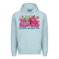 Blue Mist in october we wear pink Premium Hoodie - Zillion Design Studio