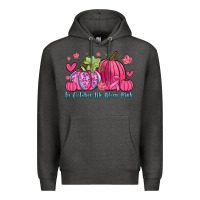 Charcoal Heather in october we wear pink Premium Hoodie - Zillion Design Studio