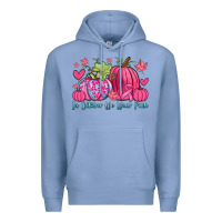 Colony Blue in october we wear pink Premium Hoodie - Zillion Design Studio