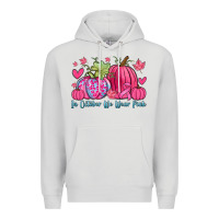 Dove Grey in october we wear pink Premium Hoodie - Zillion Design Studio
