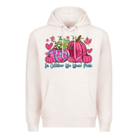 Pale Pink in october we wear pink Premium Hoodie - Zillion Design Studio