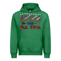 Emerald America the beautiful Urban Hoodie - texasbilliewilder