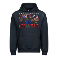 Navy America the beautiful Urban Hoodie - texasbilliewilder